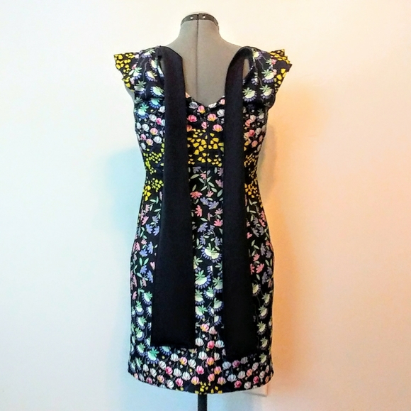 Nanette Lepore Tie-Back Floral Print Dress - Picture 4 of 7